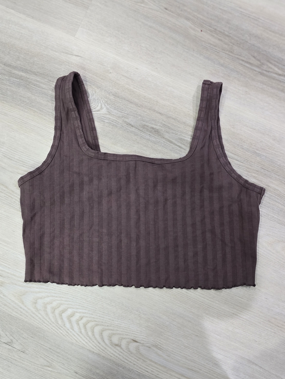 OFFLINE By Aerie OG Groove Crop Top Brown Size XL NWOT